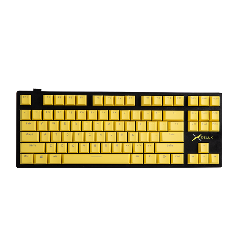多彩游戏键盘黄色KM13DP
